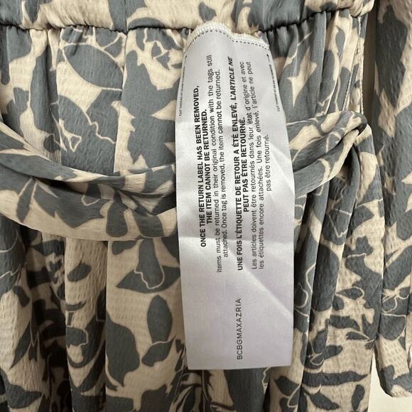 NWT BCBGMAXAZRIA Blush Multi Cocktail Fit & Flare Long Sleeve Mini Dress Size 4 - Picture 10 of 14